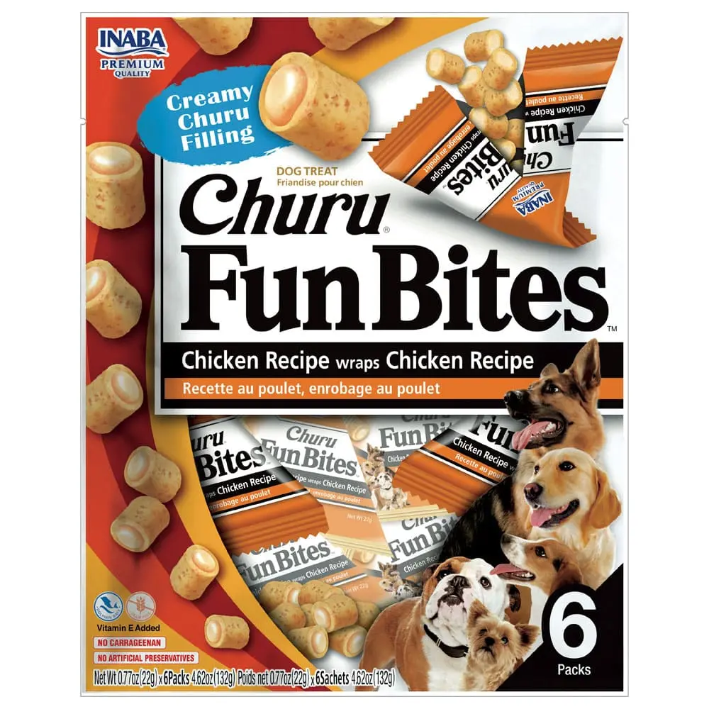 Churu Dog Fun Bites Chicken (6unid)