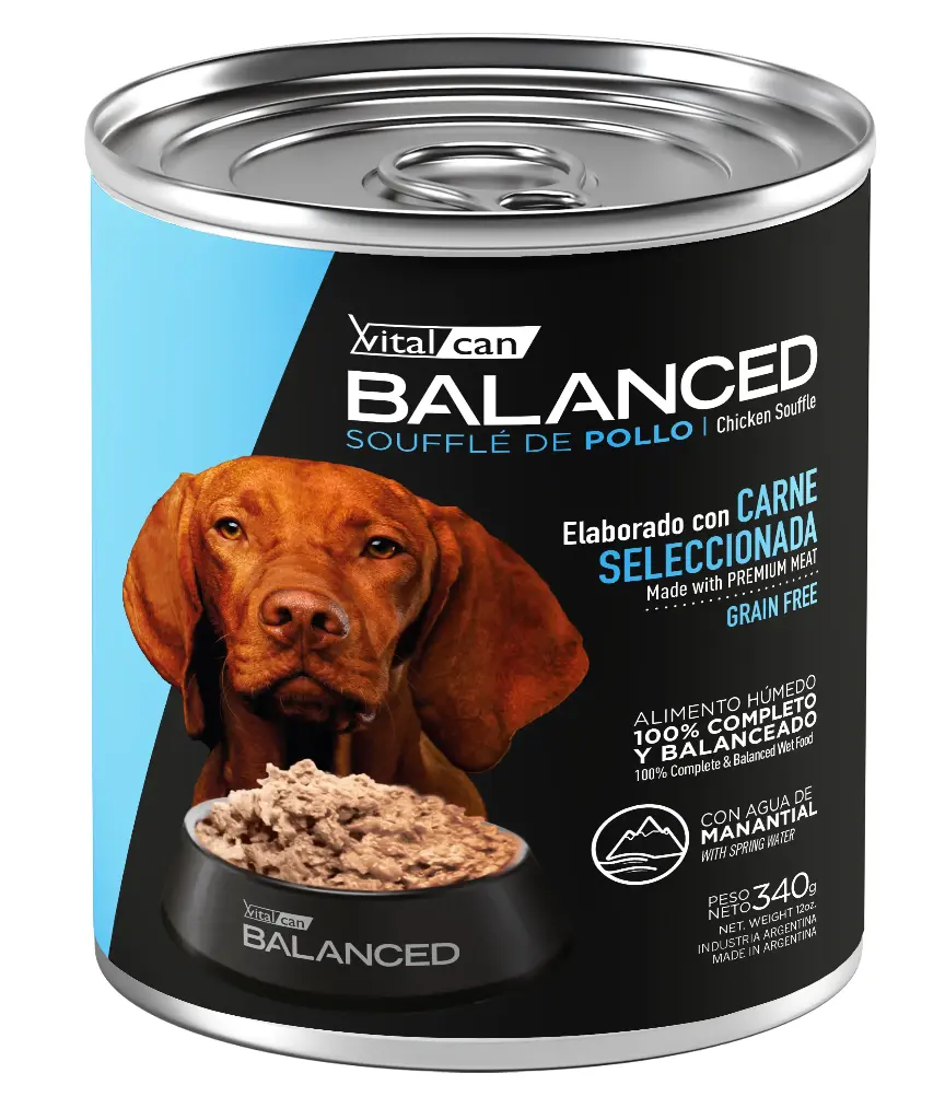 Lata Balanced Natural Recipe Pollo Adulto 340 Gr
