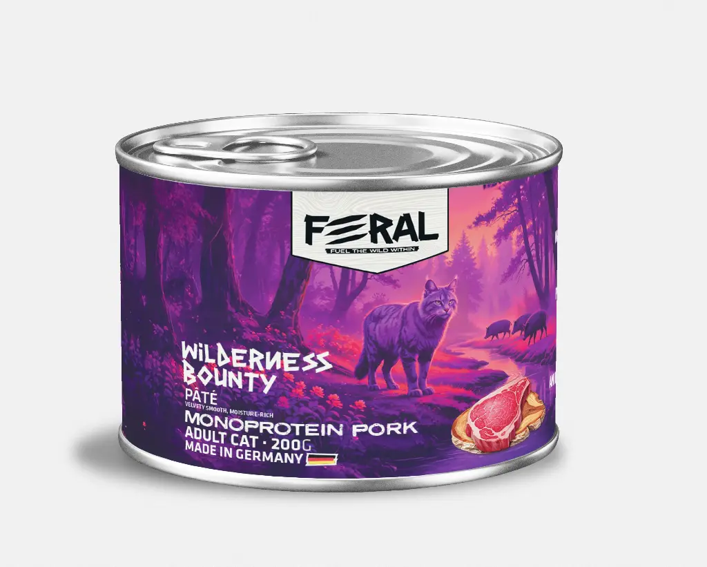 Feral Gato Wilderness Bounty Monoproteica de Cerdo 200 gr