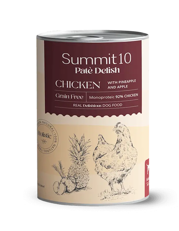 Pate Delish Summit10 Sabor Pollo 400gr
