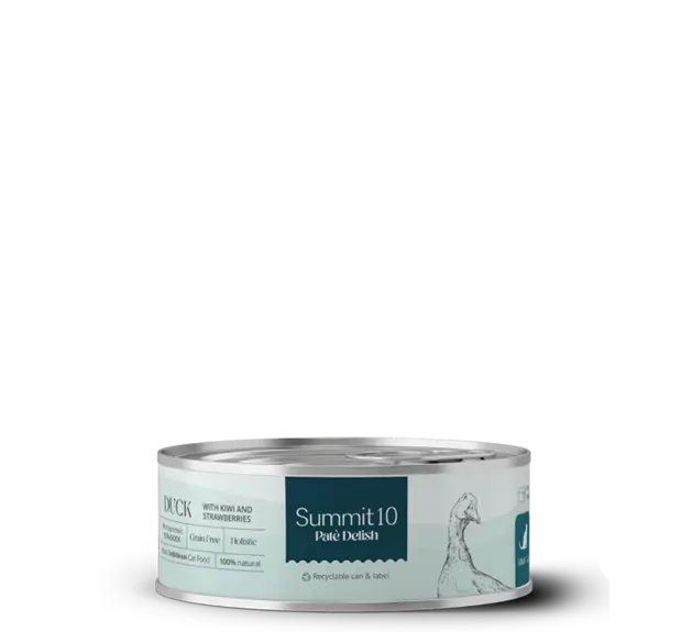 Pate Delish Gato Summit10 Sabor Pato 85gr.