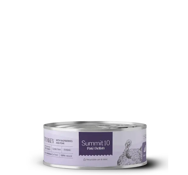 Pate Delish Gato Summit10 Sabor Pavo 85gr.