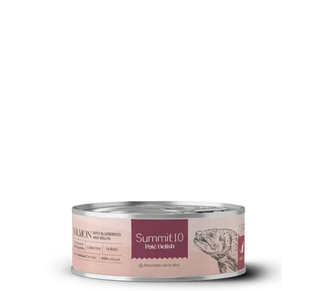 Pate Delish Gato Summit10 Sabor Salmon 85gr.